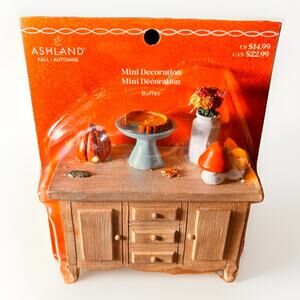 Ashland Fall Mini Decoration Buffet Table Pumpkins Pie New